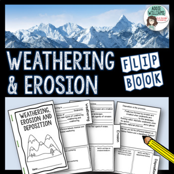 Preview of Weathering and Erosion Flip Book