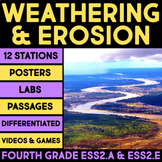 Weathering, Erosion, Deposition Science Stations - Centers