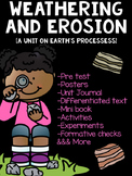 Weathering & Erosion {Earth's Processes} NGSS Elementary Unit