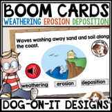 Weathering Erosion and Deposition BOOM Cards with Audio pl