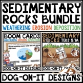 Weathering Erosion Boom Cards Worksheet Sedimentary Rocks 