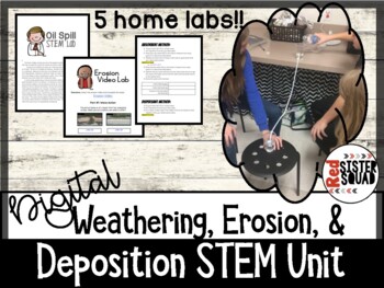 Preview of Weathering, Erosion, and Deposition Digital Learning Unit STEM