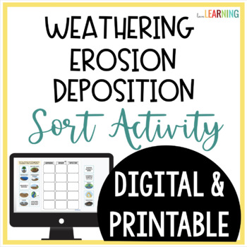 Preview of Weathering, Erosion, and Deposition Sort Activity