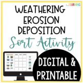 Weathering, Erosion, and Deposition Sort Activity