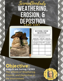 Weathering, Erosion, and Deposition - Sorting Activity