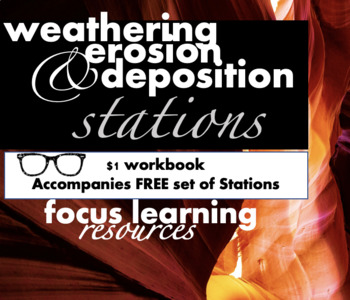 Preview of Weathering, Erosion, and Deposition Stations Student Workbook