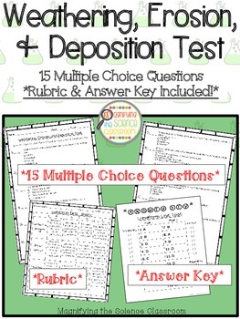 Preview of Weathering Erosion and Deposition Test