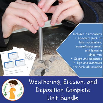 Preview of Weathering, Erosion, and Deposition Unit Bundle