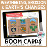 Weathering Erosion and Deposition Vocabulary Activities Bo