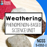Weathering & Earth's Spheres Unit | 5th Grade NGSS | Labs,