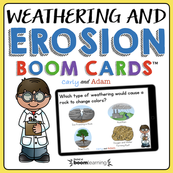 Preview of Weathering and Erosion Boom Cards™