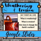 Weathering and Erosion, Google Slides, Self-Grading Google