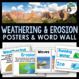 Weathering and Erosion Posters / Word Wall