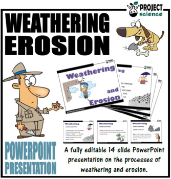 Preview of Weathering and Erosion PowerPoint and Activity Sheets