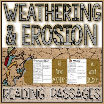 Preview of Weathering and Erosion Reading Passages