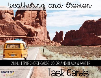 Preview of Weathering and Erosion Scoot/ Task Cards