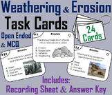 Weathering and Erosion Task Cards Activity