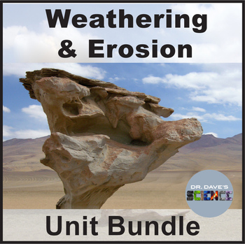 Preview of Weathering and Erosion Unit Bundle 4th Grade Science NGSS 4-ESS2-1