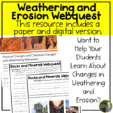 Weathering and Erosion Webquest
