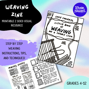 Preview of Weaving Zine How-To Printable Zine