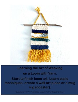 Preview of Weaving on a Loom Project using yarn