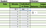 Web-Based Daily Treatment Log for Speech Therapy