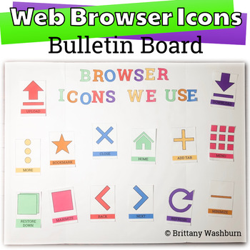 Preview of Web Browser Icons Bulletin Board