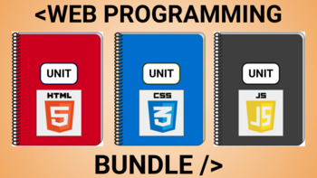 Preview of Web Coding Bundle | HTML - CSS - JAVASCRIPT