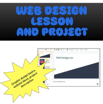 Preview of Web Design Lesson and Project 