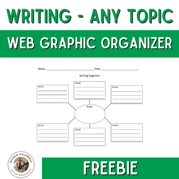 Preview of Web Graphic Organizer with Lines