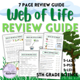 Web of Life UNIT REVIEW & STUDY GUIDE {Ecosystems, Food Ch
