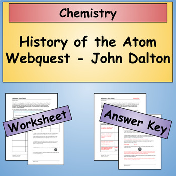 Preview of WebQuest - John Dalton - History of the Atom
