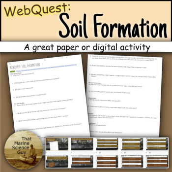 Preview of AP® Env Science Unit 4.2 Webquest - Soil Formation - w/Digital Handout + Whole g