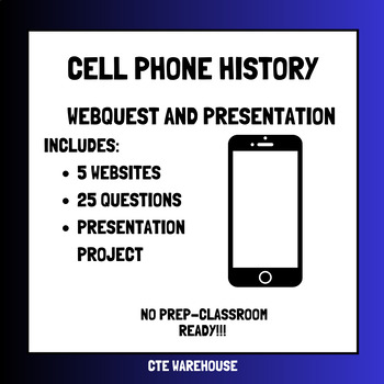 Preview of WebQuest: The History of the Cell Phone with Answer Key