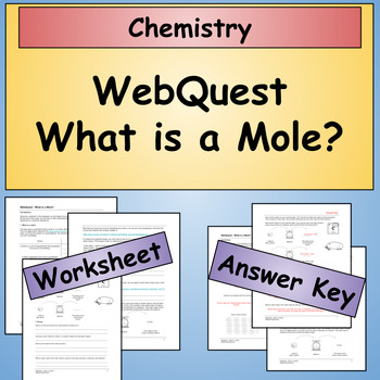 Preview of WebQuest - What is a Mole?