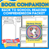Weberly Worries: Back to School Reading Comprehension Pack