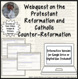 Webquest on the Protestant Reformation PDF, Digital, for G