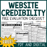 Finding Credible Websites & Reliable Online Sources Checkl