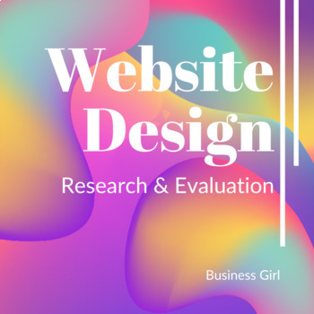 Preview of Website Design Research & Evaluation Activity