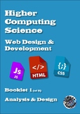 Website Development Booklet 1 (of 3) - Analysis & Design