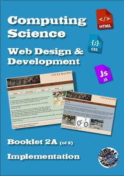 Preview of Website Development Booklet 2 (of 3) - Implementation (HTML, CSS & JavaScript)