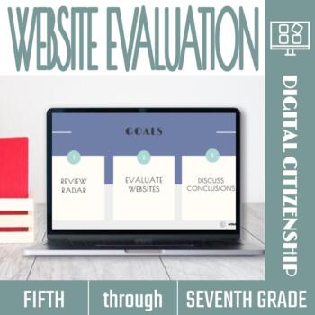 Preview of Website Evaluation Activity