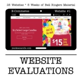 Website Evaluation Bell Ringers for Web Design
