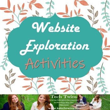 Preview of Website Exploration *14 Activities!!*
