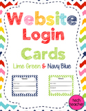 Website Login Cards