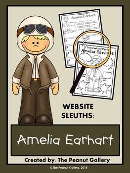 Preview of Website Sleuths: Amelia Earhart