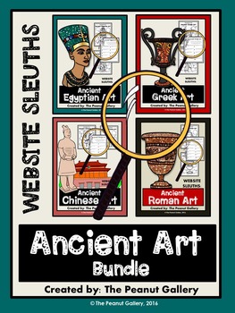 Preview of Website Sleuths: Ancient Art Bundle