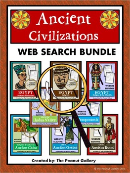 Preview of Website Sleuths- Ancient Civilizations Bundle | Web/ Internet Search