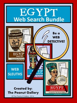 Preview of Website Sleuths- Ancient Egypt Web Search Bundle | Web/ Internet Search