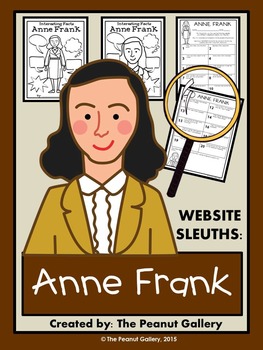 Preview of Website Sleuths: Anne Frank | Web/ Internet Search | Scavenger Hunt Activity